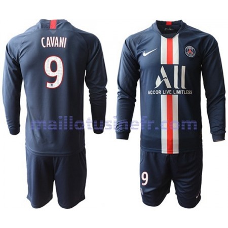 Maillot de Foot Paris Saint-Germain Cavani 9 Domicile 2019-20 Manches Longues - Enfant Maillot de Foot Paris Saint-Germain Cavani 9 Domicile 2019-20 Manches Longues - Enfant